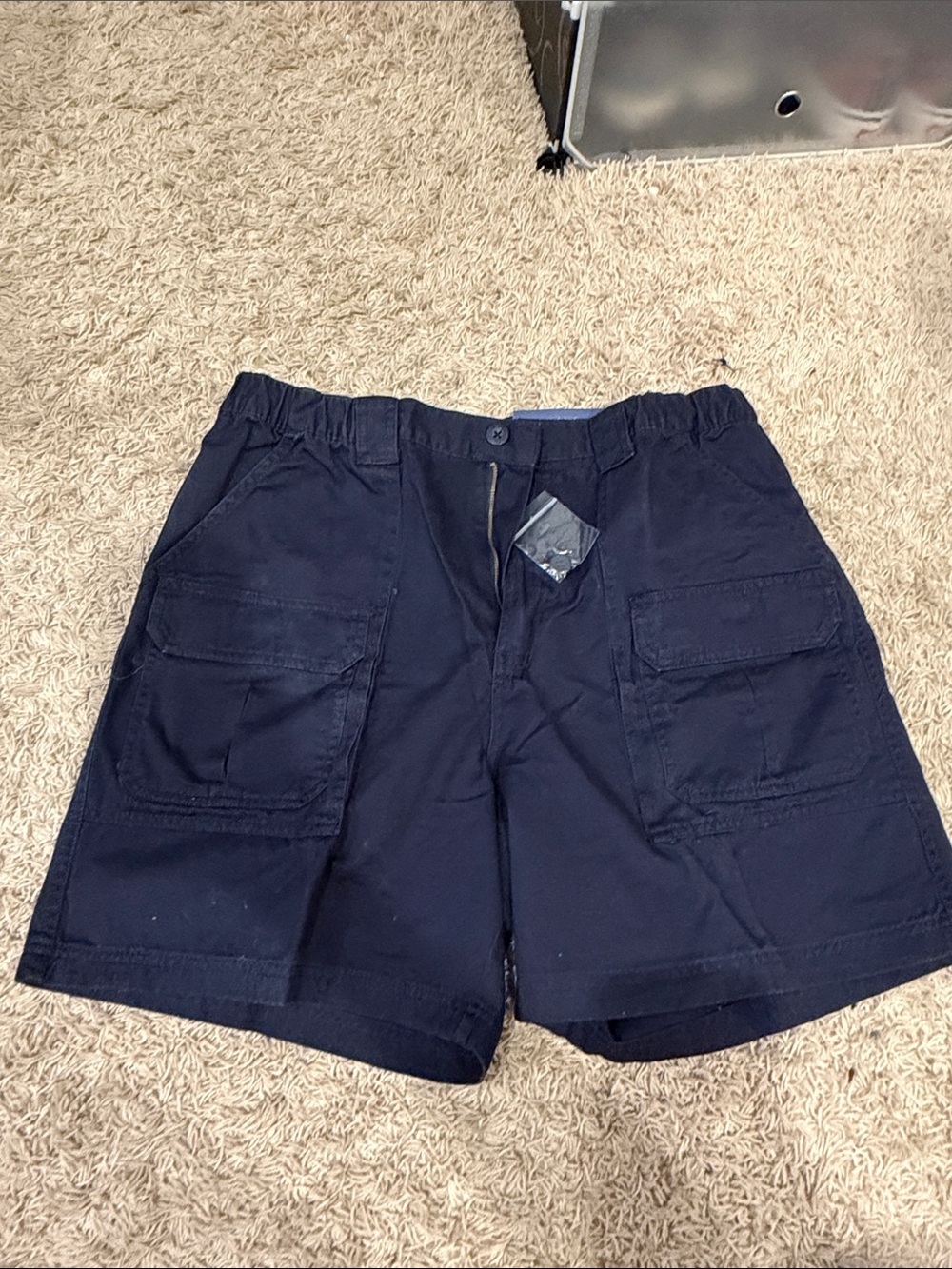 croft & barrow Men's Dark Navy Cargo Shorts